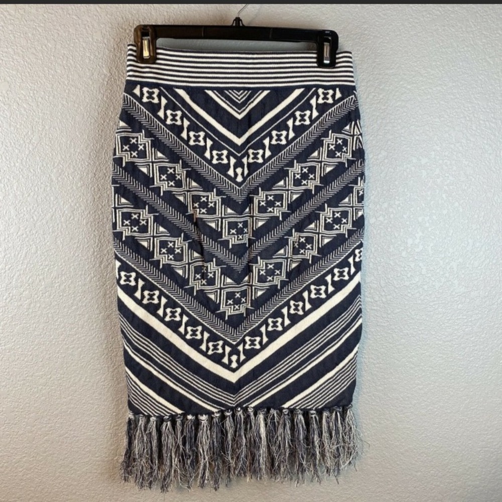 Anthropologie Isla Maude Knit MIDI Pencil Skirt - Size S